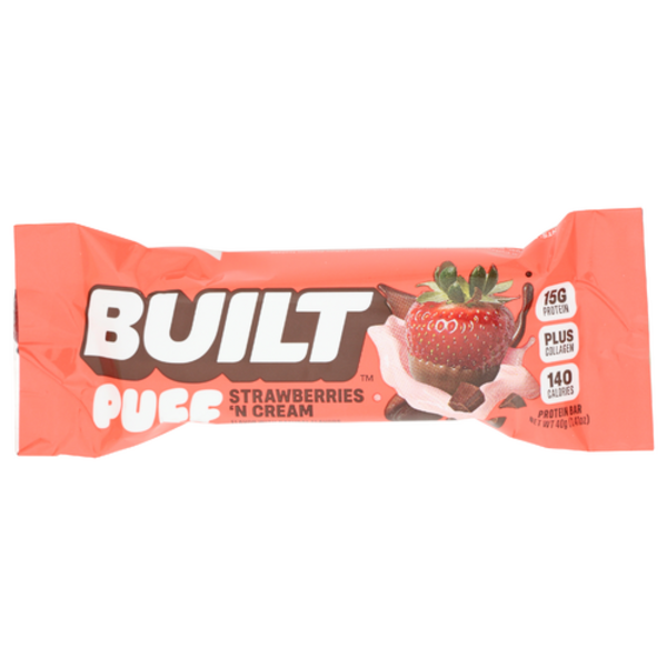 Built Bar Strawberries 'N Cream Puff Protein Bar