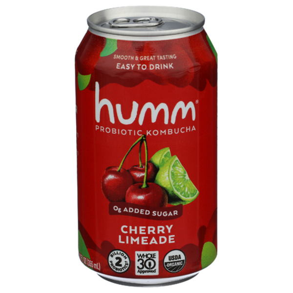 Humm Kombucha Organic Cherry Limeade Probiotic Kombucha