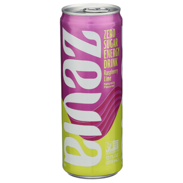Zevia Raspberry Lime Energy Drink