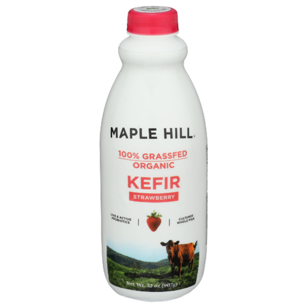 Maple Hill Creamery Organic Grass Fed Strawberry Kefir