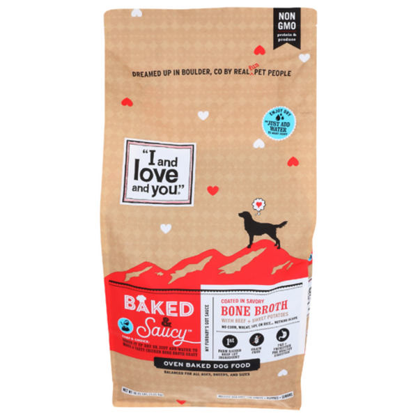 I And Love And You Baked & Saucy Beef Flavored Dog Food