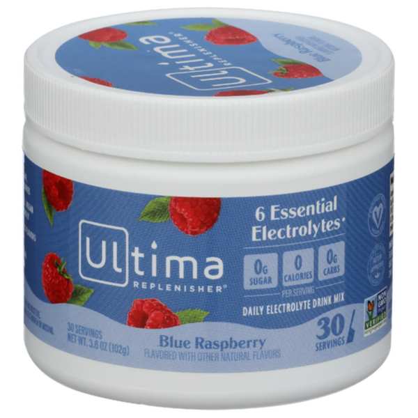 Ultima Replenisher Blue Raspberry Electrolyte Drink Mix