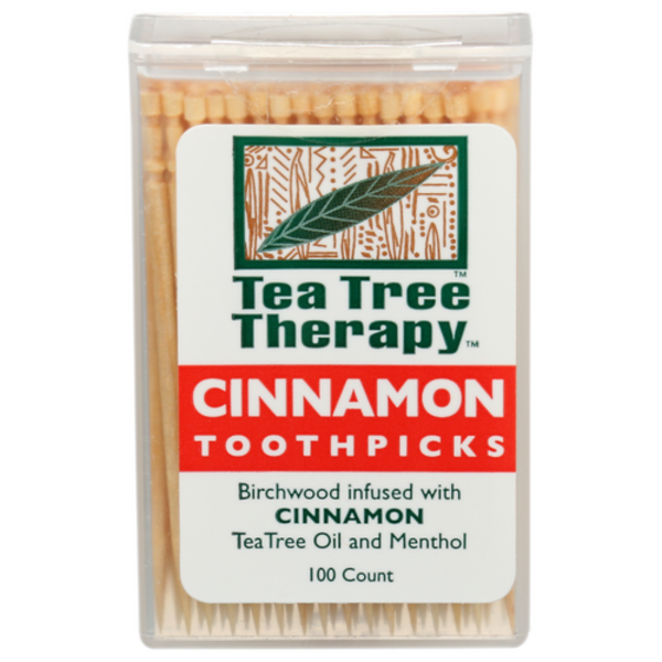 Tea Tree Therapy Cinnamon Toothpicks