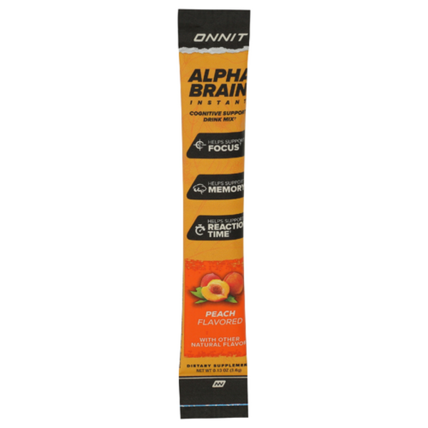 Onnit Alpha Brain Instant Peach Spice