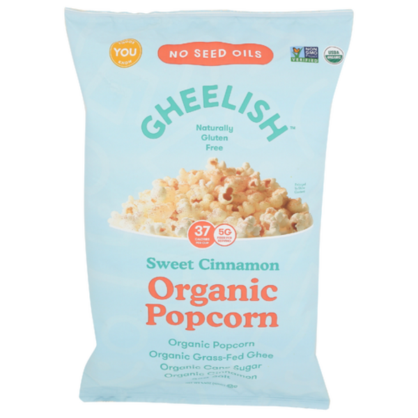 Gheelish Organic Sweet Cinnamon Ghee Popcorn