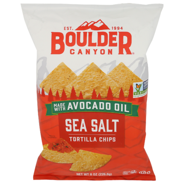 Boulder Canyon Sea Salt Tortilla Chips With Avocado Oil