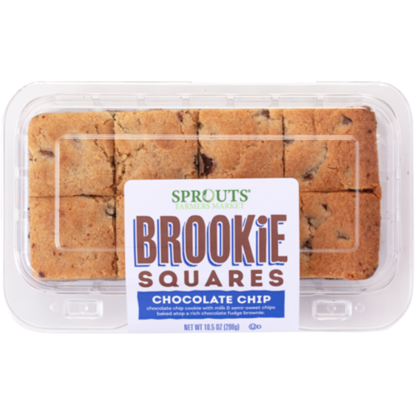 Sprouts Chocolate Chip Brookie Squares 8 Count