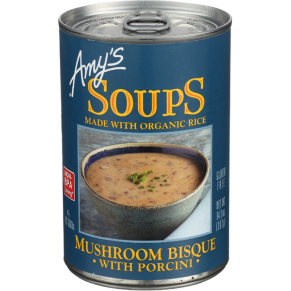 Amy's Mushroom Bisque with Porcini Soup