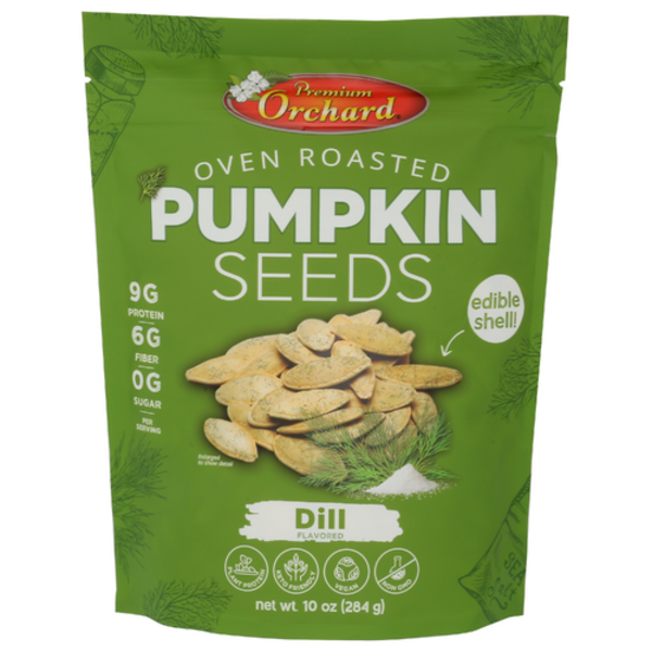 Premium Orchard Dill Dry Roasted Pumpkin Seeds