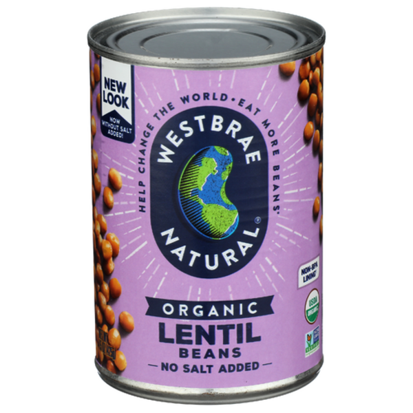 Westbrae Organic No Salt Added Lentils