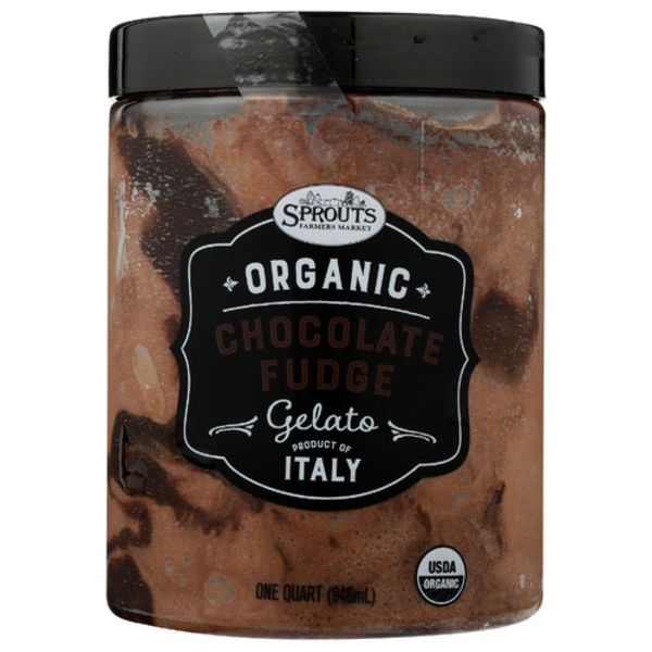 Sprouts Organic Chocolate Fudge Gelato