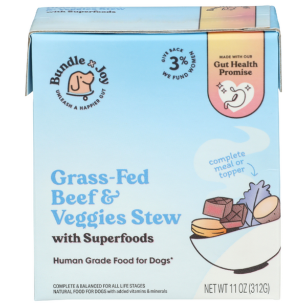 Bundle X Joy Grass-Fed Beef & Veggie Dog Superfood Stew