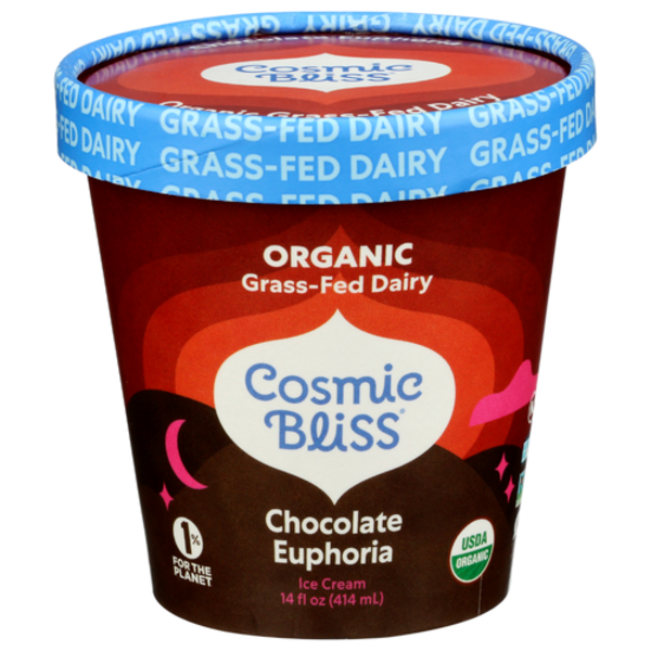 Cosmic Bliss Organic Chocolate Euphoria Grass-Fed Dairy Ice Cream