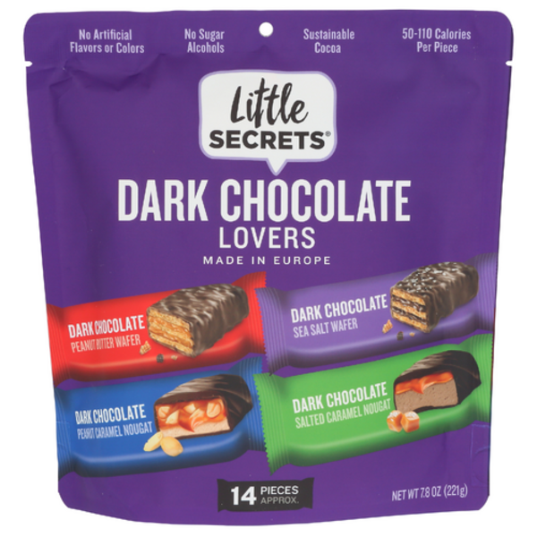 Little Secrets Dark Chocolate Lovers Variety Pack Chocolate Bars
