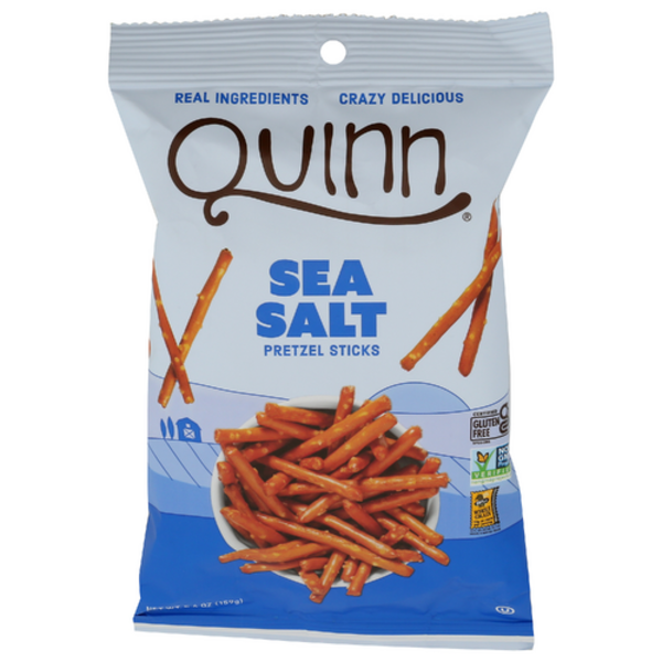 Quinn Snacks Whole Grain Sea Salt Pretzel Sticks