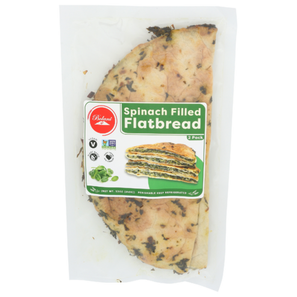 Bolani Spinach Filled Flatbread