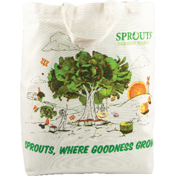 Sprouts Where Goodness Grows Reusable Bag