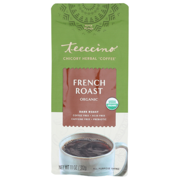 Teeccino French Dark Roast Organic Herbal Coffee