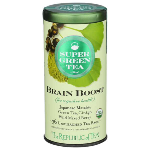 The Republic Of Tea Organic Brain Boost Japanese Matcha Green Tea