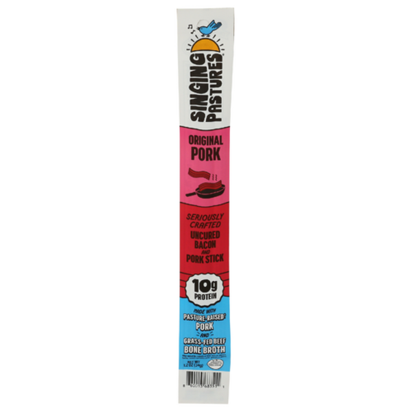 Singing Pastures Uncured Bacon Pork Jerky Stick