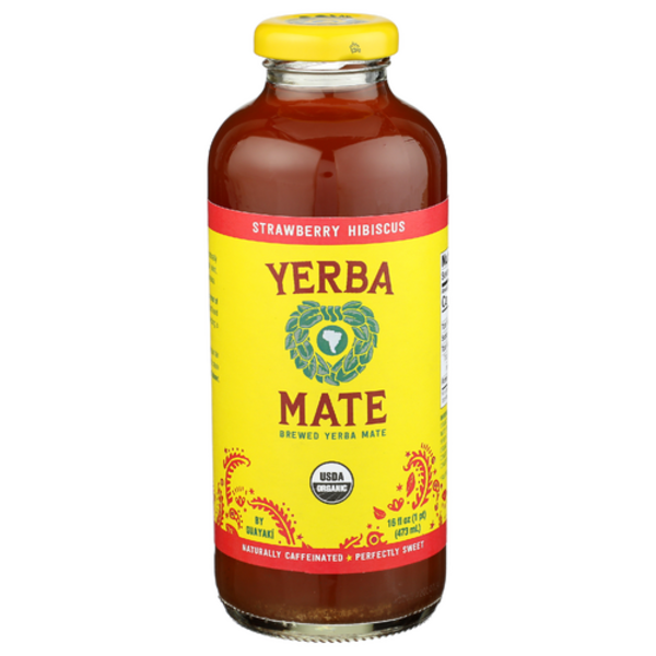 Guayaki Yerba Madre Organic Strawberry Hibiscus