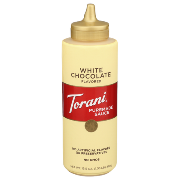Torani White Chocolate Flavored Puremade Sauce
