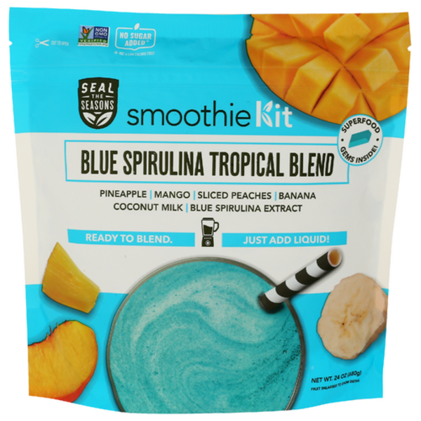 Seal The Season Blue Spirulina Tropical Blend Smoothie Kit