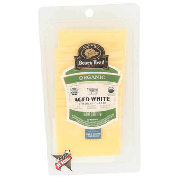 Boar's Head Brand Organic Aged White Cheddar Cheese