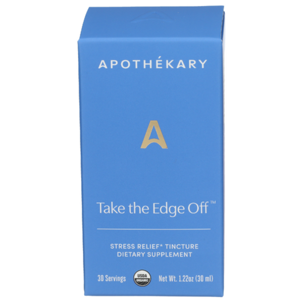 Apothekary Inc Organic Take The Edge Off Stress Relief Tincture
