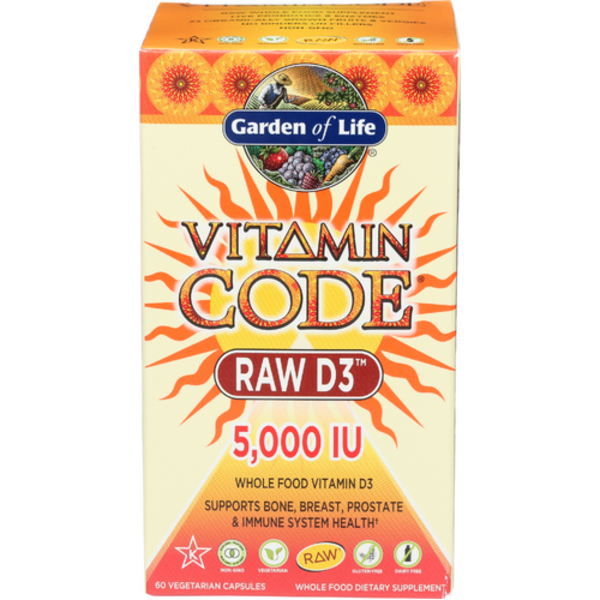 Garden Of Life Vitamin Code Raw D3