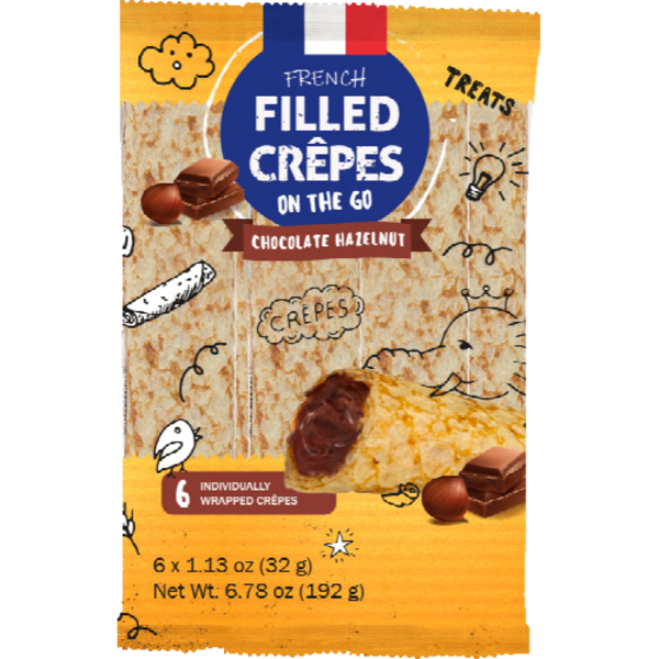 Chocolate Hazelnut Crepes 6 Pack