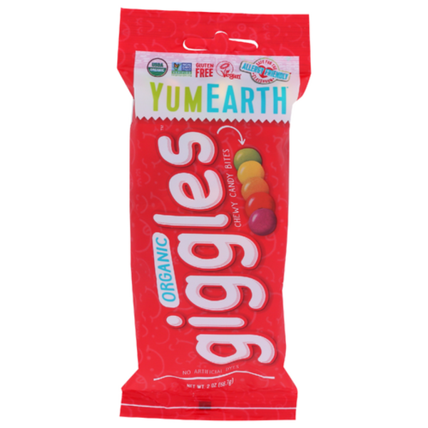 Yum Earth Organic Giggles Chewy Candy Bites