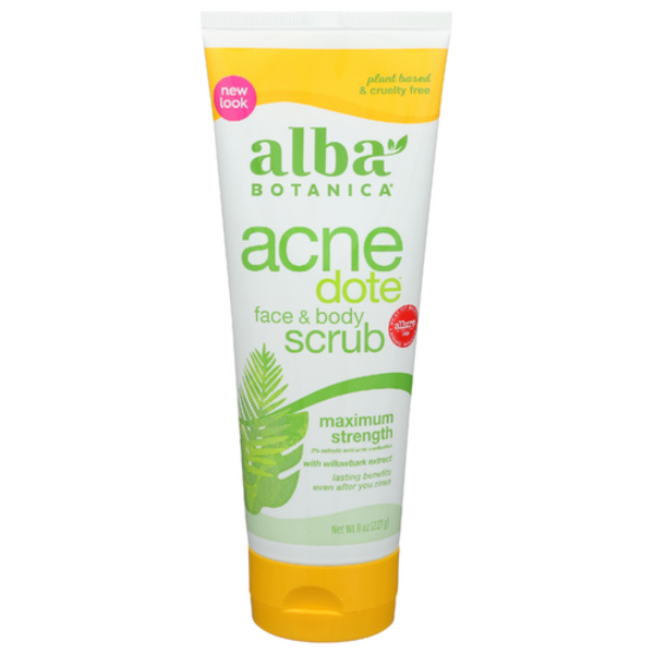 Alba Botanica Acne Dote Face & Body Scrub