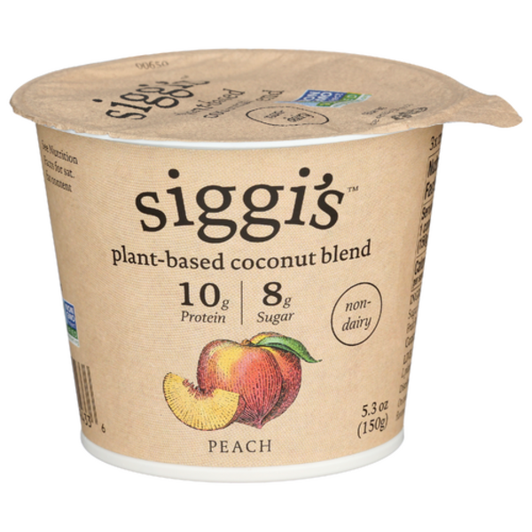 Siggi's Peach Plant-Based Coconut Blend Yogurt