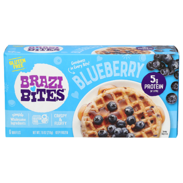 Brazi Bites Blueberry Waffles 6 Pack