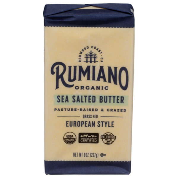 Rumiano Organic Sea Salted European Style Butter
