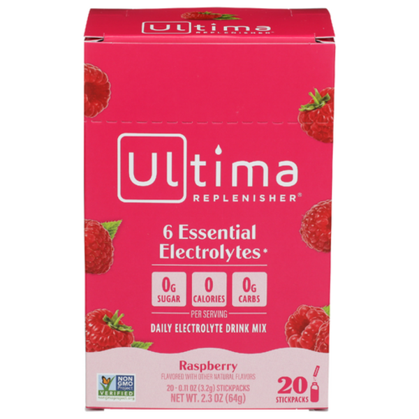 Ultima Replenisher Raspberry Electrolyte Drink Mix