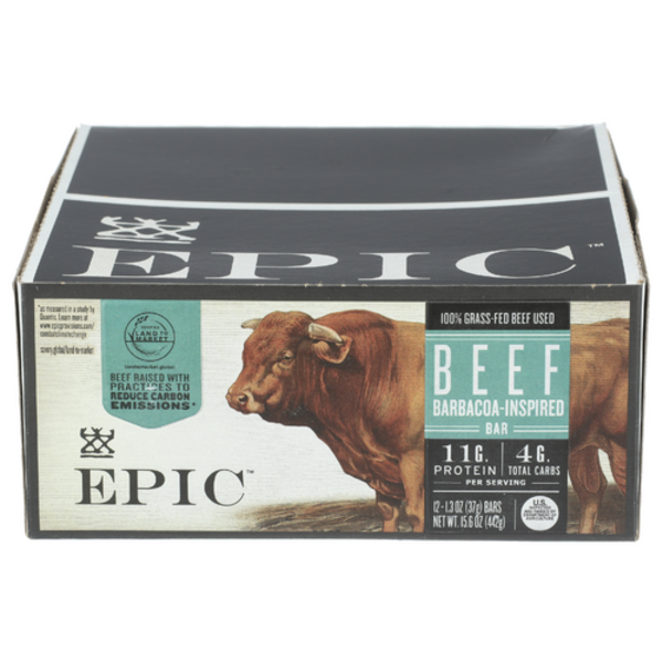 Epic Barbacoa Inspired Beef Bar 12 Pack Case
