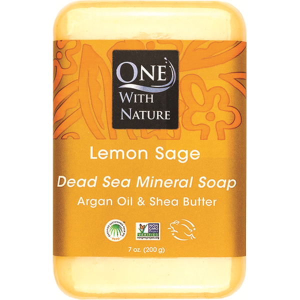One With Nature Lemon Sage Bar Soap