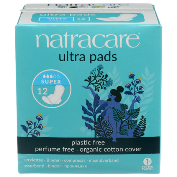 Natracare Ultra Pads With Wings Super