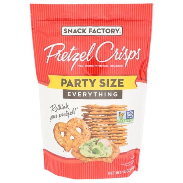 Snack Factory Everything Party Size Pretzel Crisps