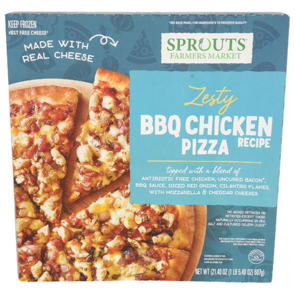 Sprouts BBQ Chicken Recipe Pizza