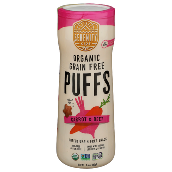 Serenity Kids Grain Free Puffs, Carrot & Beet