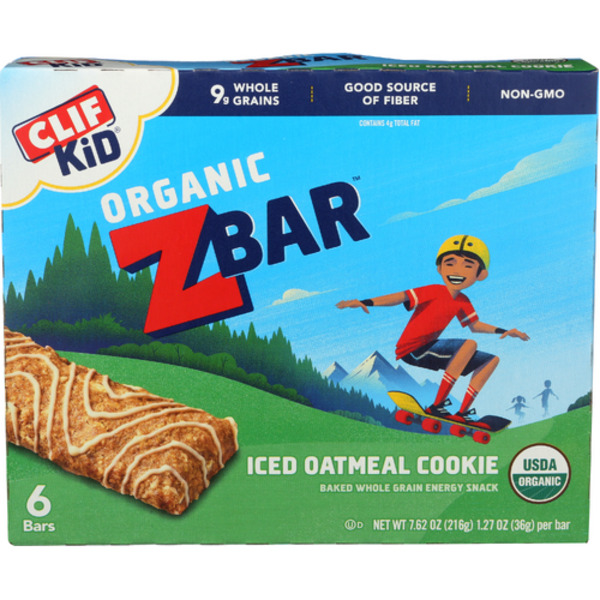 Clif Kid Iced Oatmeal Cookie Z Bar 6 Pack