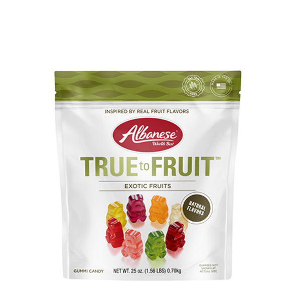 Albanese Confectionery True To Fruit Exotic Gummi Bears